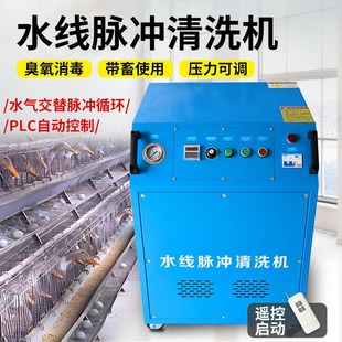 水线脉冲清洗机养殖厂鸡鸭猪舍饮水管杀菌消毒臭氧自动清洗器设备