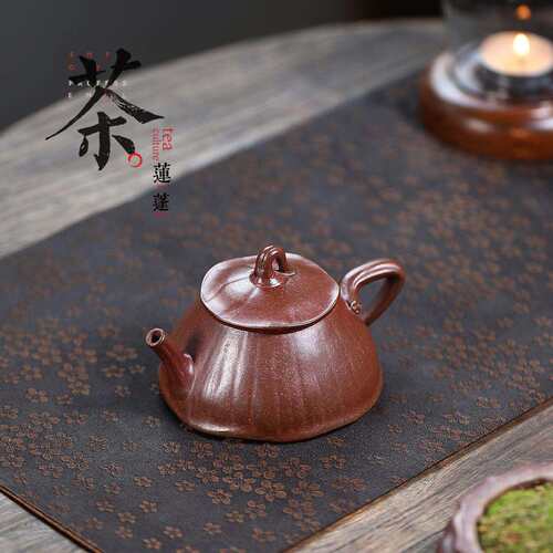 莲蓬段泥柴烧仿生器光速小容量宜兴紫砂壶工堂直播供货源头茶具