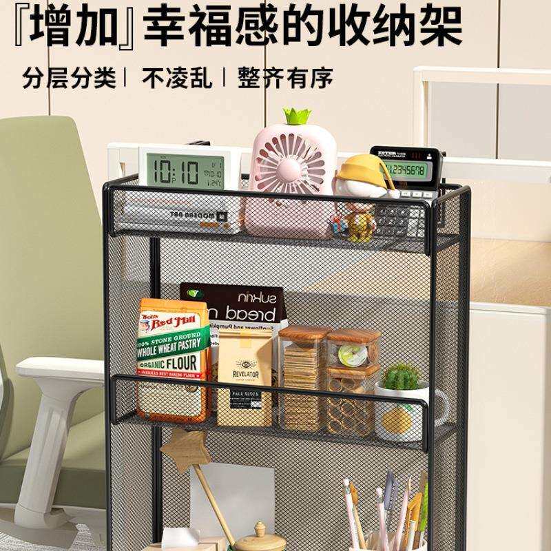 办公室收纳置物架工位整理神器桌面挂篮悬挂式宿舍桌上台面用品盒