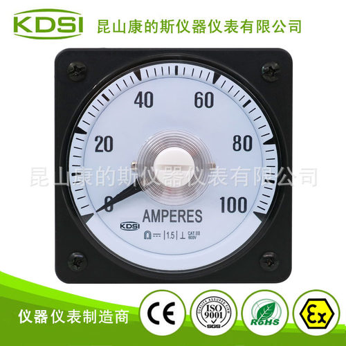 指针式船用电流表DC1mA100A广角