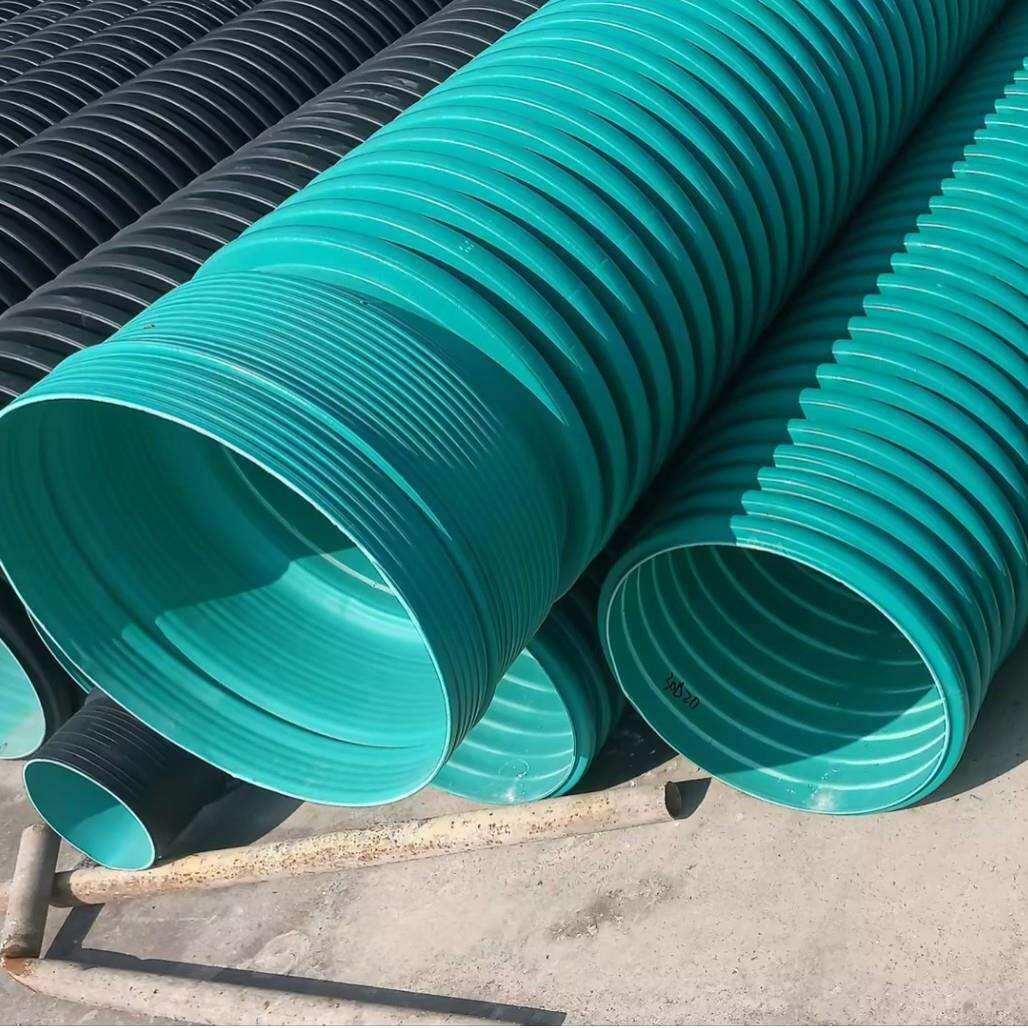 MU-PP双壁波纹管 新型市政工程管道 自锁防脱承插式密封圈连接