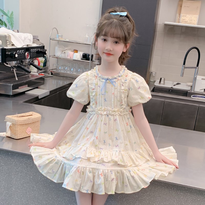 女童连衣裙2025新款夏装儿童网红洋气超好看公主裙夏季小女孩裙子