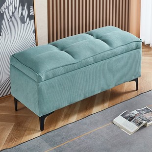 多功能长条储物收纳凳家用门口换鞋凳长方形可坐服装店试衣间凳子