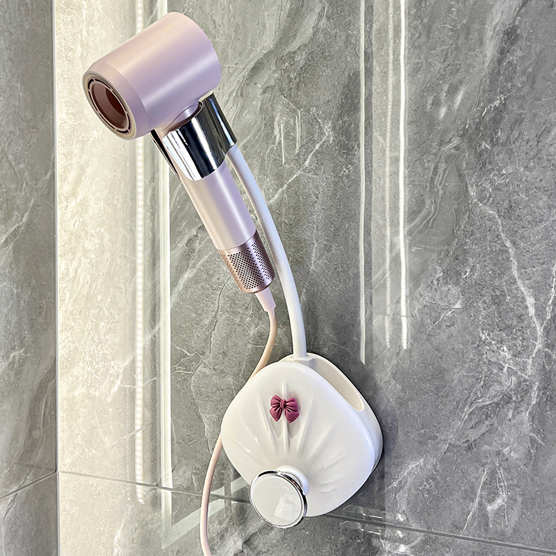 吹风机支架懒人置物架子解放双A手免手拿电吹风筒挂架免打孔壁挂