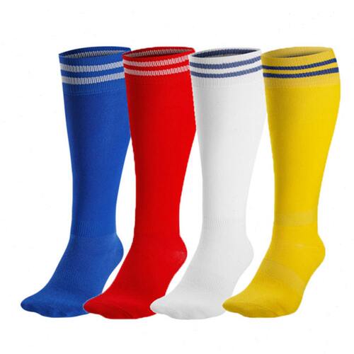 舒适耐磨防滑儿童足球袜子 运动长筒袜毛巾底透气吸汗薄成人男女