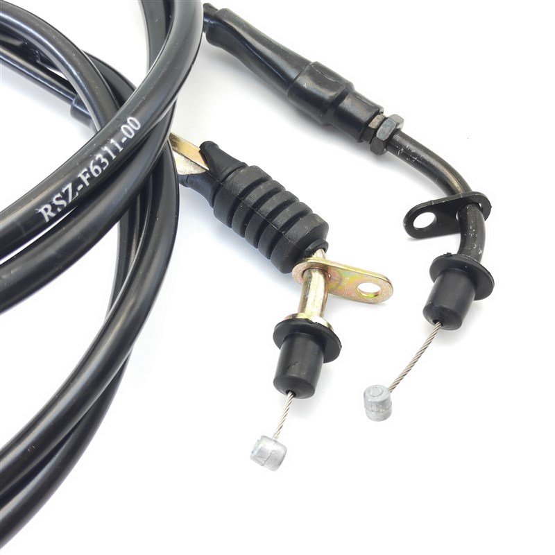 适用踏板摩托车配件仿鬼火125豪迈GY6发动机雅马哈100油门线拉线