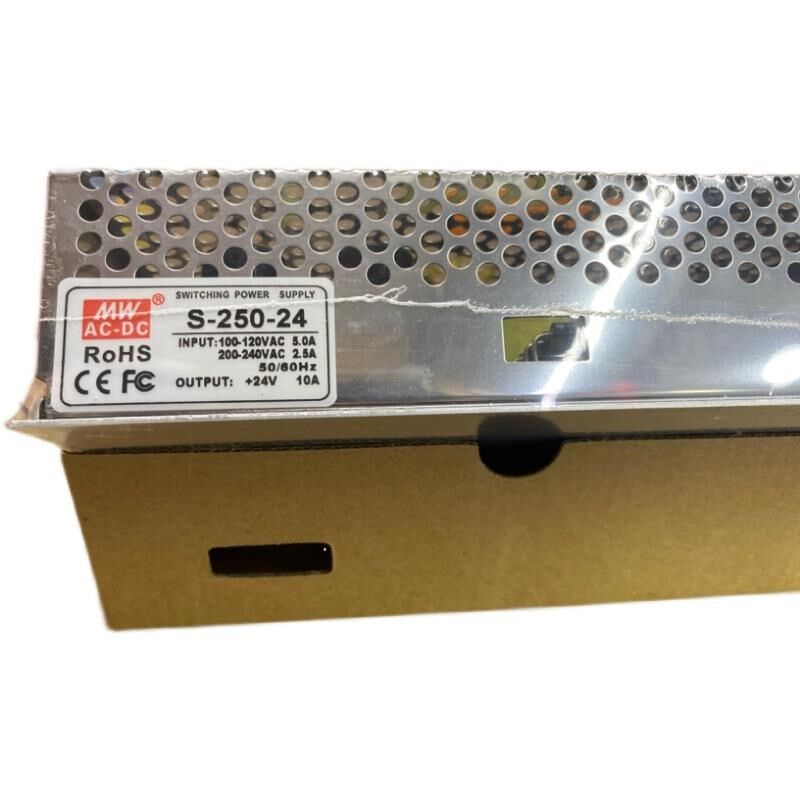 香港明纬220V转24开关电源 24V10A变压器 工控 监控电源 S-250-24