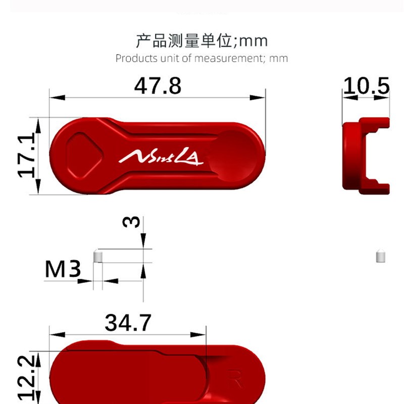 适用新大洲本田NS125LA改装件喇叭启动延长加长按键点火开关按钮