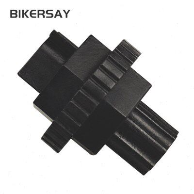 自行车一体中空牙盘拆卸扳手山地公路车二合一曲柄盖拆卸安装工具