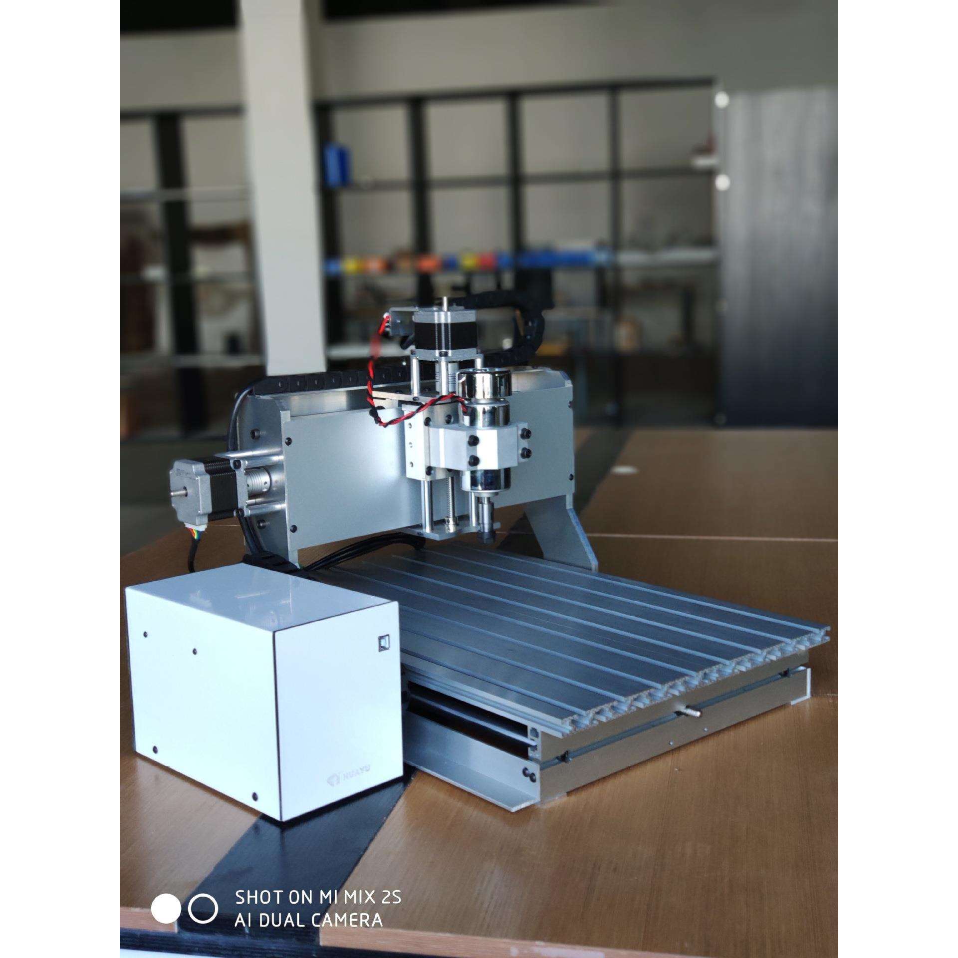 雕刻机小型CNC数控铣床铭牌标牌仪表PCB铝浮雕机模具三轴精雕机