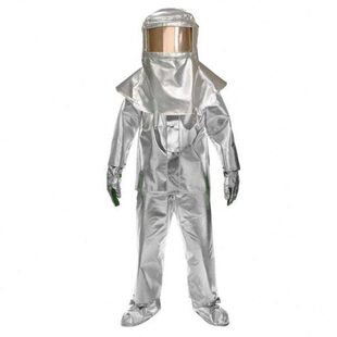 雷克兰AHR1500BA连体隔热服 带背囊耐高温防辐射热1000度铝箔定制