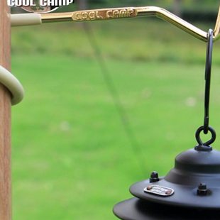 户外天幕杆挂钩便携野营灯挂架露营单头挂钩汽灯油灯支架帐篷灯架