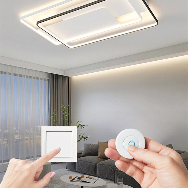免布线智能无线遥控开关随意贴24V110V220VLED灯具电源遥控控制器