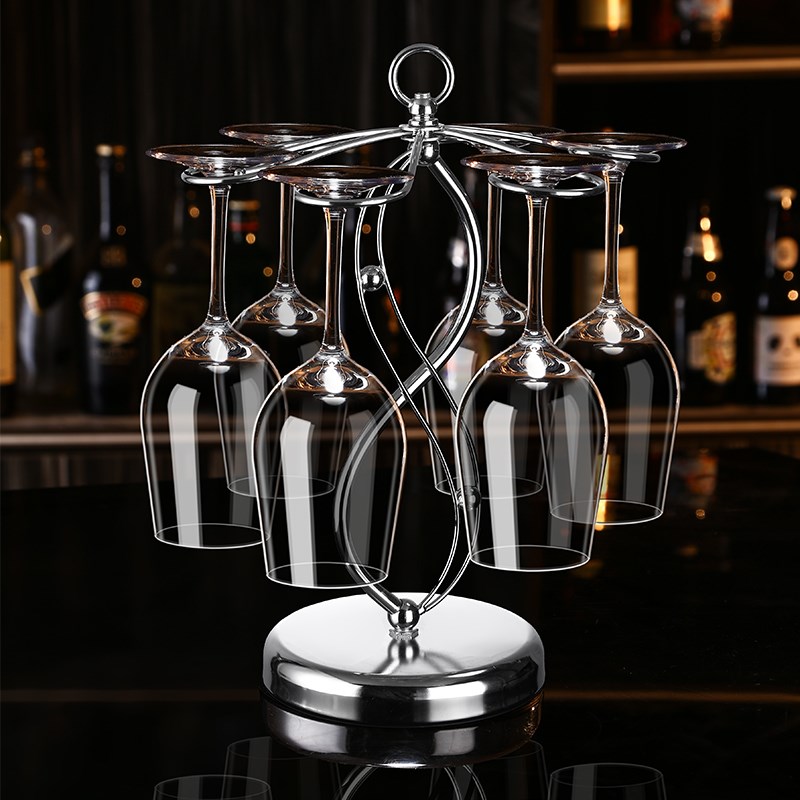 高颜值水晶红酒杯轻奢醒酒器家用葡萄酒杯套装高脚杯红酒杯子