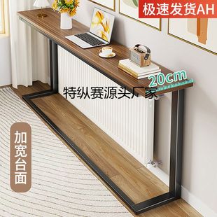 暖气片上方置物架客厅卧室落地床头整理架沙发后长条夹缝缝隙隔板