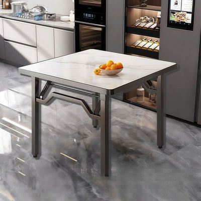 简易正方形餐桌家用掼蛋专用桌摆摊麻将桌小户型饭桌子可折叠方桌