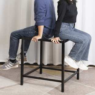 高小方桌支架折叠桌腿支架桌腿桌脚金属铁架脚架子铁桌子腿正方形