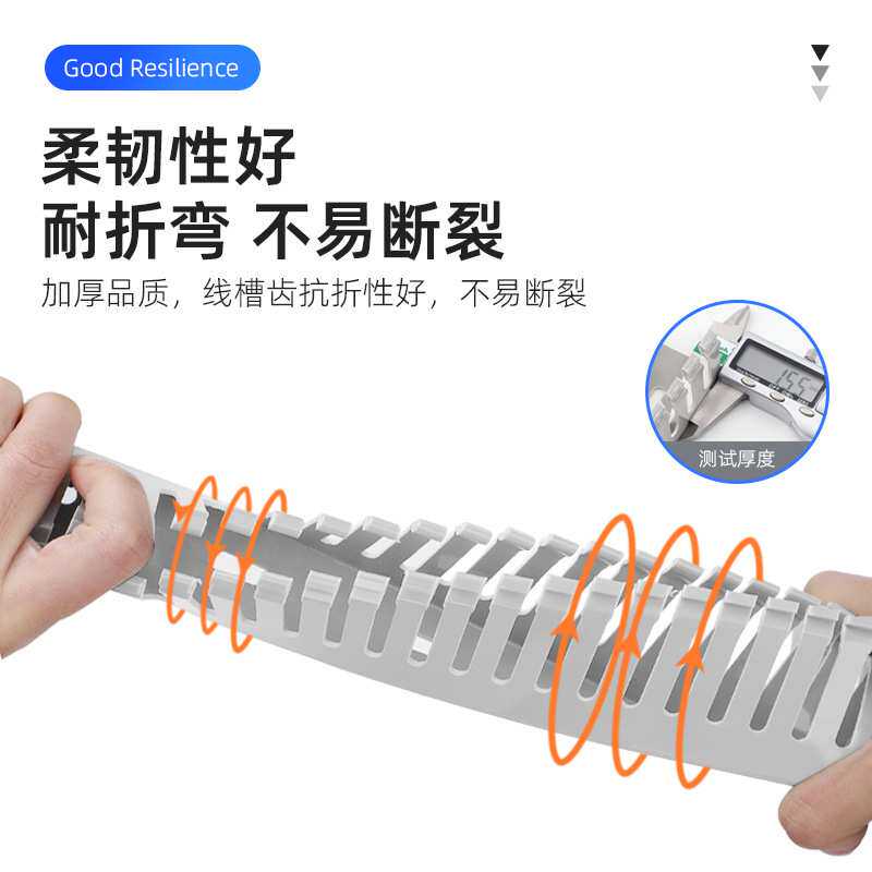 英得特 PVC塑料配线槽方型地板线配电箱控制桥架固定保护理穿线槽
