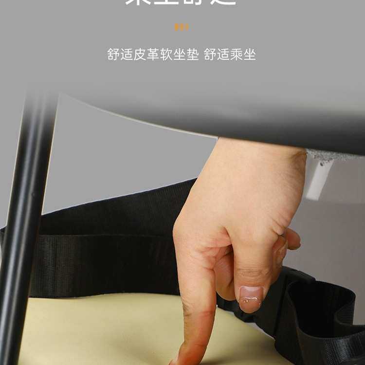 自行车儿童座椅前置山地车宝宝坐公路车代驾折叠车弯梁单车凳