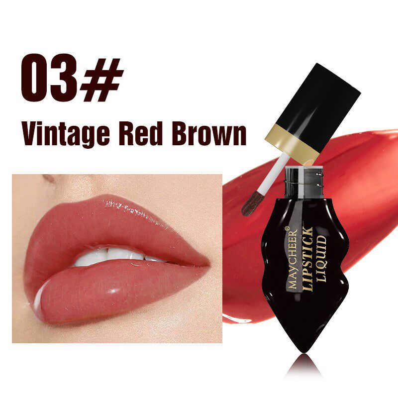 MAYCHEER口红唇釉4支装盒镜面润泽染唇液防水持久U跨境外贸全英文