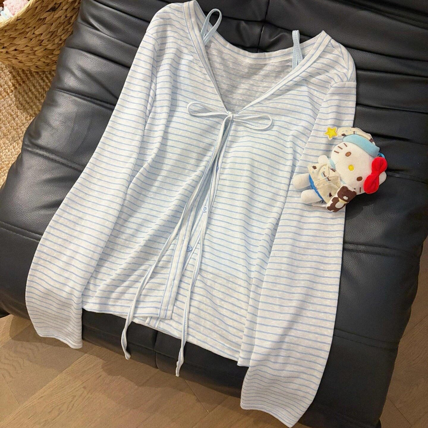 纯欲辣妹防晒长袖吊带两件套