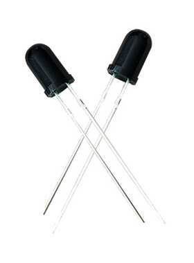 5mm黑色红外线接收管/5mm光敏二极接收管 进口芯片低衰减质量稳定