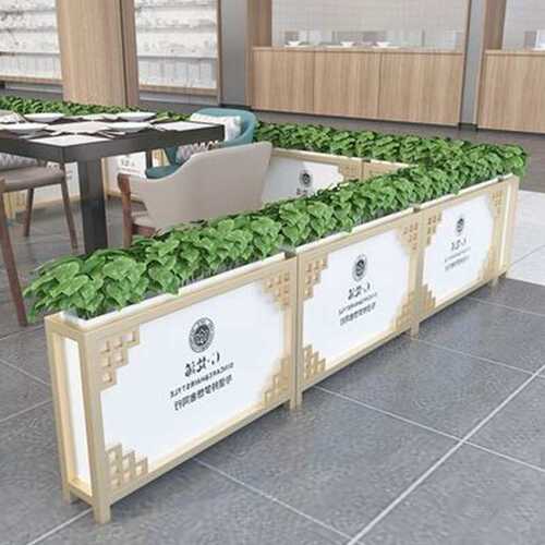 铁艺围栏花箱户外长方形花几隔断花槽屏风广场小区花坛售楼部花架