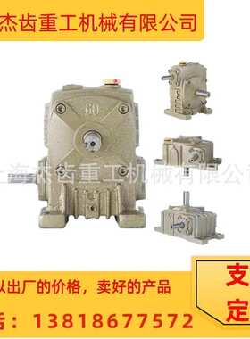 wpds蜗轮蜗杆减速机小型低速变速箱WPDS155速比1/40gear box