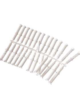 家用门窗白色塑料膨胀钉10*80mm膨胀螺丝钉 塑料膨胀螺丝