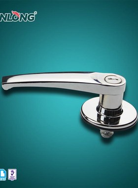 L型工业机箱开关柜手柄锁尚坤SK1-310服务器机柜带锁芯旋转把手锁