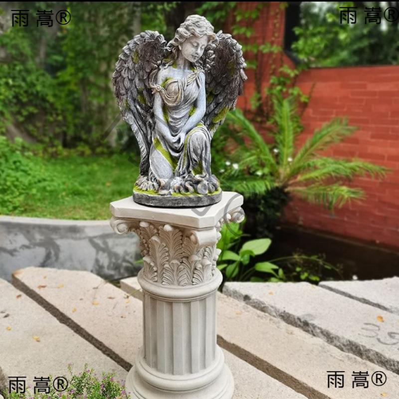 花园装饰欧式摆件户外可爱人物雕塑园林别墅庭院露台阳台布置
