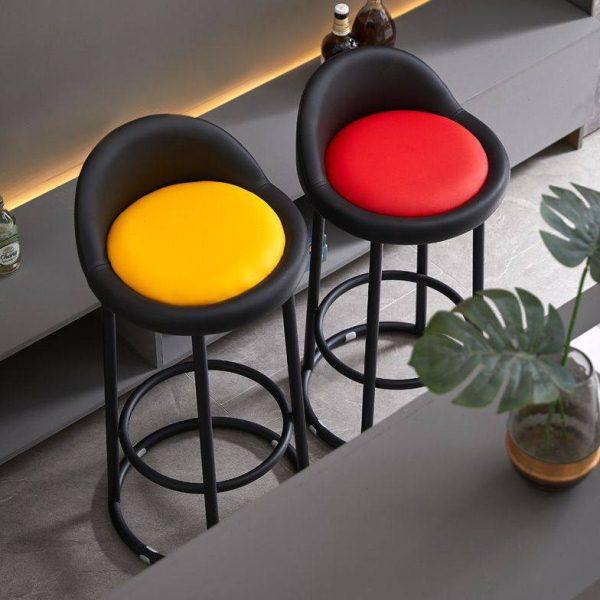 吧台椅现简约靠背脚凳吧台凳铁艺圆凳吧凳酒吧椅凳子脚椅,商业/办公家具,酒吧凳,淘宝优惠券,粉丝福利购,淘宝优惠卷