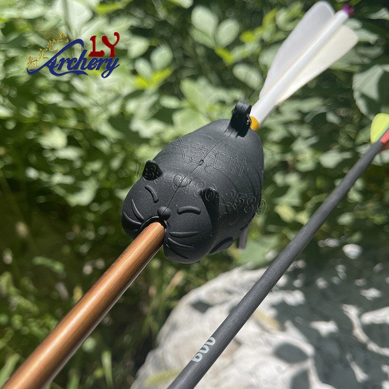 双赢W&W小e猫拔箭胶 小老虎公仔橡胶拔箭器 反曲复合弓 射箭器材