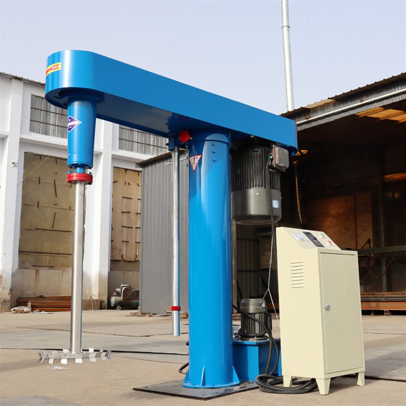 电磁调速机械升i降高速分散机液压升降搅拌机1.5吨乳胶漆混合设备