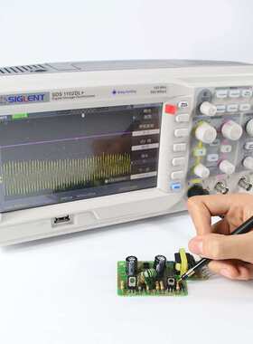 鼎阳双通道数字存储示波器200M SDS1202F+双通道1G采样示波器