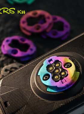 Rrskit 适用佳明1050码表底座卡扣钛合金 3D打印卡扣修补件便携式