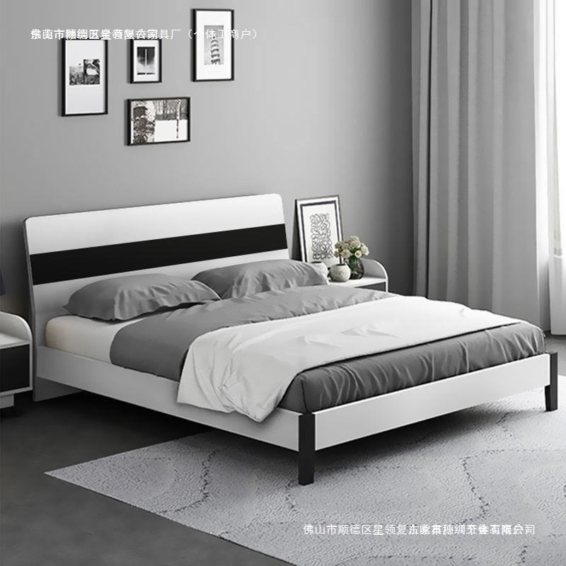 2024新款广东佛山床实木床头1.2米储物床1.5床双人1.8x2米折叠床