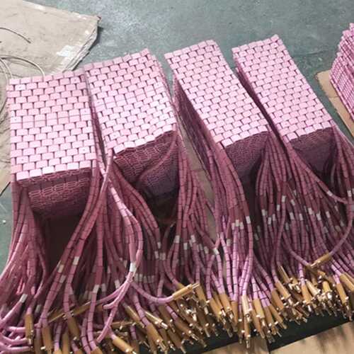 高温履带式陶瓷加热板LCD管道加热带焊接预热热处理陶瓷加热片