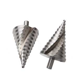 螺旋槽钢板开孔打孔器6-60三角异形钻孔扩孔宝塔钻头工具台阶梯钻