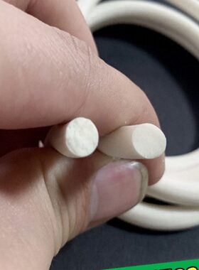 防水耐高温径1圆直海绵条发泡条条缓冲密封条白色-0.mm25硅胶条条