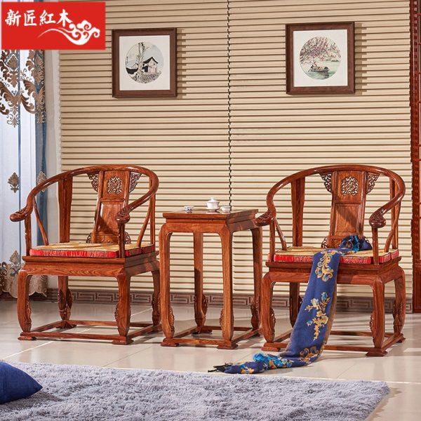 太师椅三件套花梨木实木红木皇宫椅新中式明清刺猬紫檀明式圈椅,住宅家具,圈椅,淘宝优惠券,粉丝福利购,淘宝优惠卷