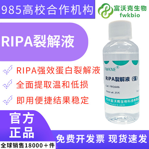 RIPA裂解液可以开发票