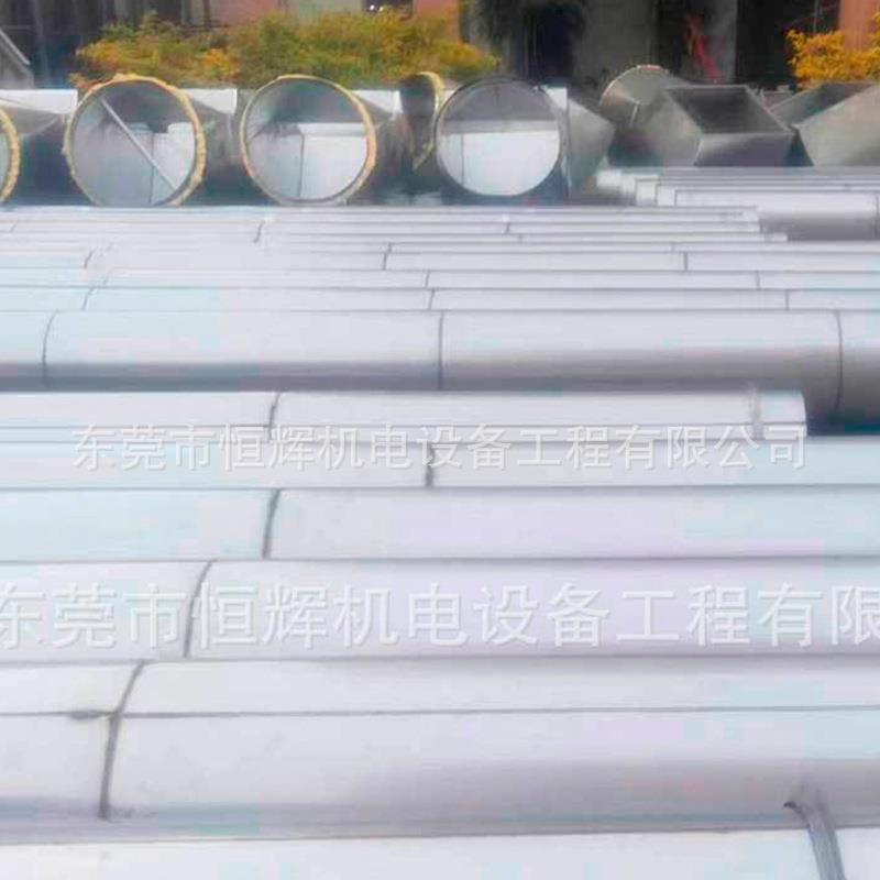 柴油发电机烟囱排烟道 双层排烟管厚度恒辉机电厂制