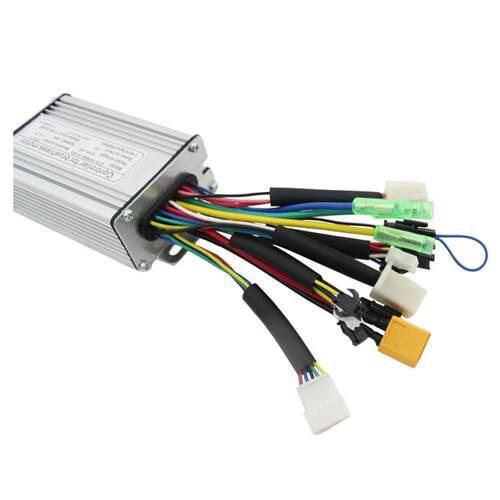 雷瞬跨境 36V 48V 250W 350W 6管20A 昆腾仿力矩方波控制器