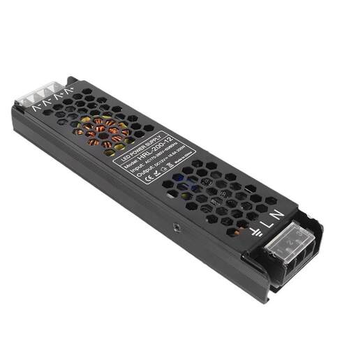 厂家直销 12v200w 亮化长条型 LED开关电源 灯带灯条专用电源