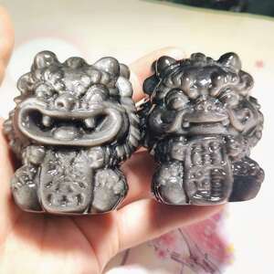 银曜石 暴富龙 开运龙 龙年吉祥物 茶宠 萌宠摆件景观