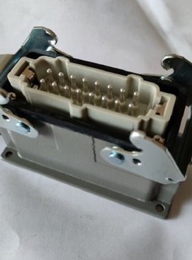 德标重载连接器 热流道 矩形插头. HE-016芯. H16B-SF-2L-M25-T