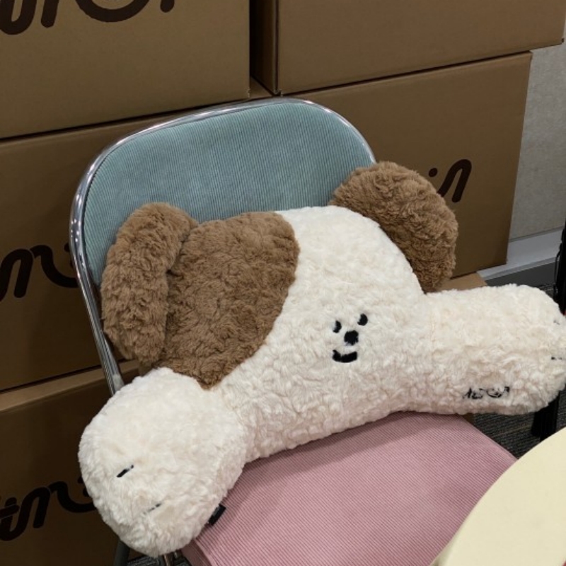 DTMOON 加厚加大抱枕糯米糍布丁E靠枕护腰支撑办公室舒适腰靠腰枕