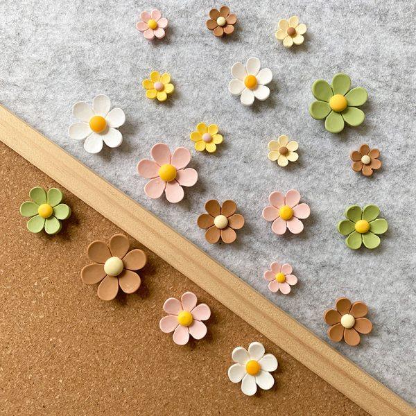 20个盒装立体花朵大小彩色图钉创意可爱软木照片留言板毛毡按钉,文具电教/文化用品/商务用品,图钉/工字钉,淘宝优惠券,粉丝福利购,淘宝优惠卷