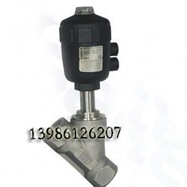 Y-气动气动角座阀F-螺纹扣 J254全302000不锈钢 P角座阀4内61丝